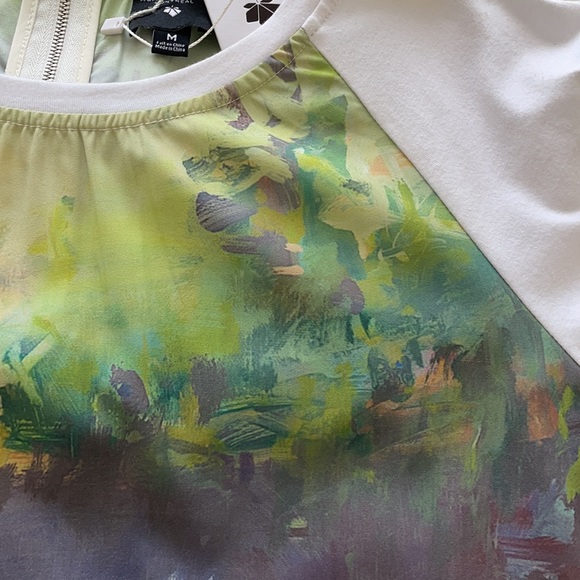 NWT Against Nudity Long Sleeve Monet-like T-Shirt - Picture 7 of 8